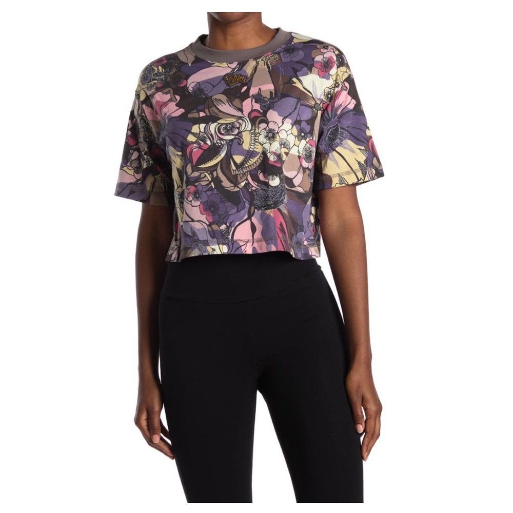NEW Nike Femme Patterned Crop Top, Size M
